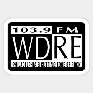 103.9 WDRE Philadelphia's Cutting Edge of Rock Throwback 1993 Sticker